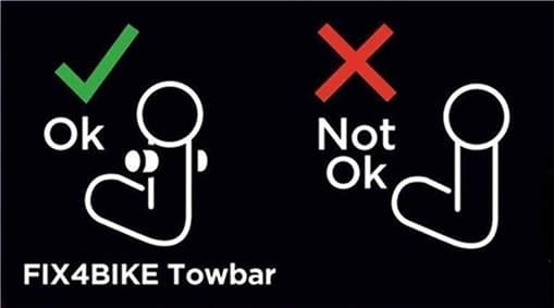 Opklapbare fietsdrager voor trekhaak, 2 fietsen – FIX4BIKE